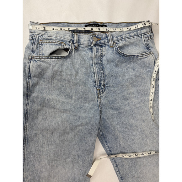 Veronica Beard Taylor High Rise Jeans Wide Leg High Rise 3J21057571040PS Sz 31 - Picture 3 of 12